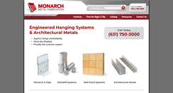 Desktop Screenshot of monarchmetal.com