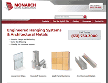 Tablet Screenshot of monarchmetal.com